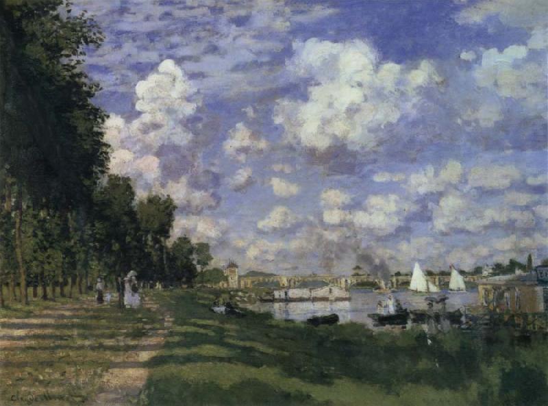 Claude Monet The Marina at Argenteuil Sweden oil painting art